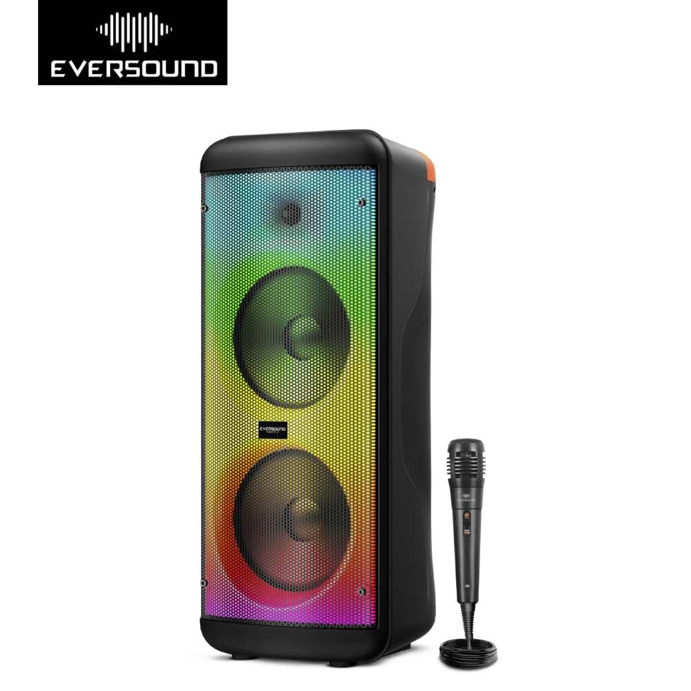 PARLANTE DE TORRE BLUETOOTH EVERSOUND VIBRATTO 8" X 2 EV 5008 - 1