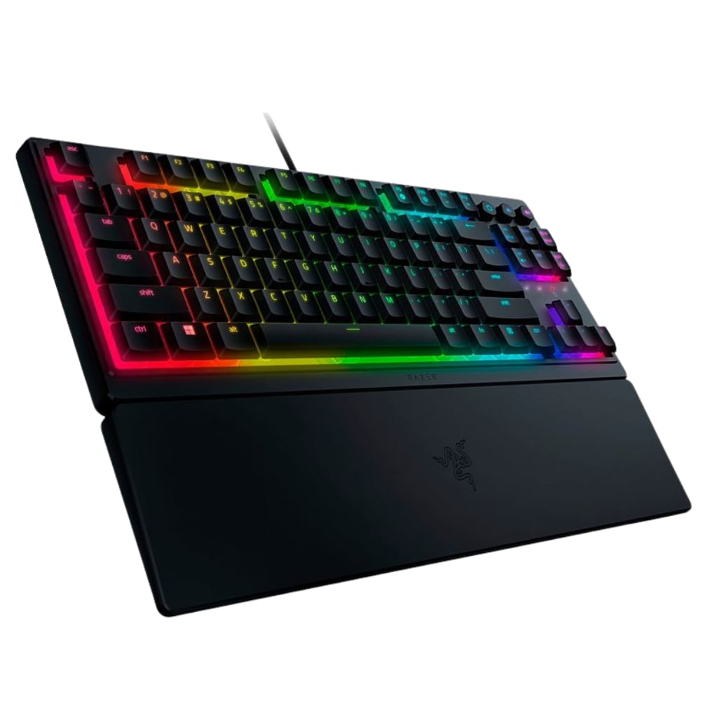 TECLADO RAZER ORNATA V3 TKL CHROMA MECHA MENBRANA NEGRO US TECLAS BAJO PERFIL - 2