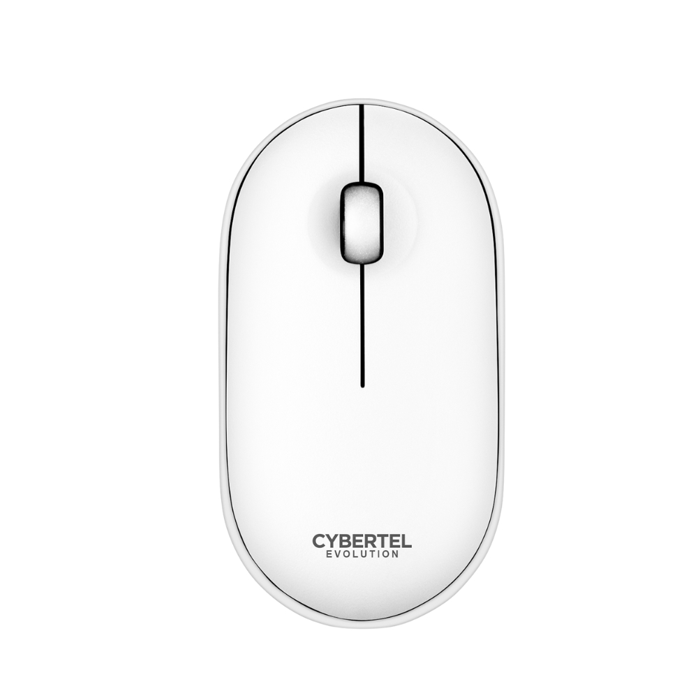 KIT INALÁMBRICO TECLADO Y MOUSE CYBERTEL EVOLUTION CYB WT801 BLANCO - 2