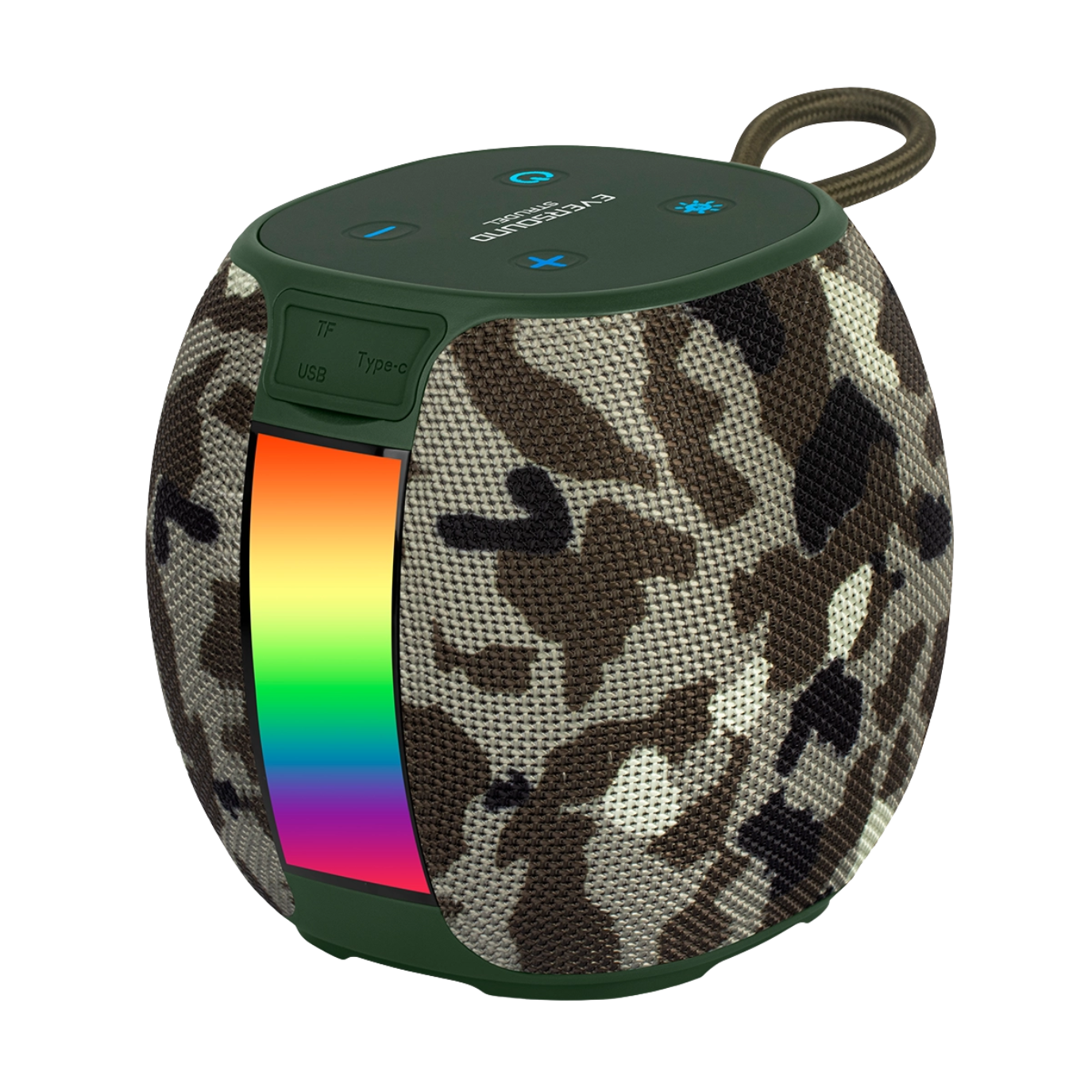 PARLANTE EVERSOUND EV-500A STRUDEL, BT USB TWS LUCES RGB - 1