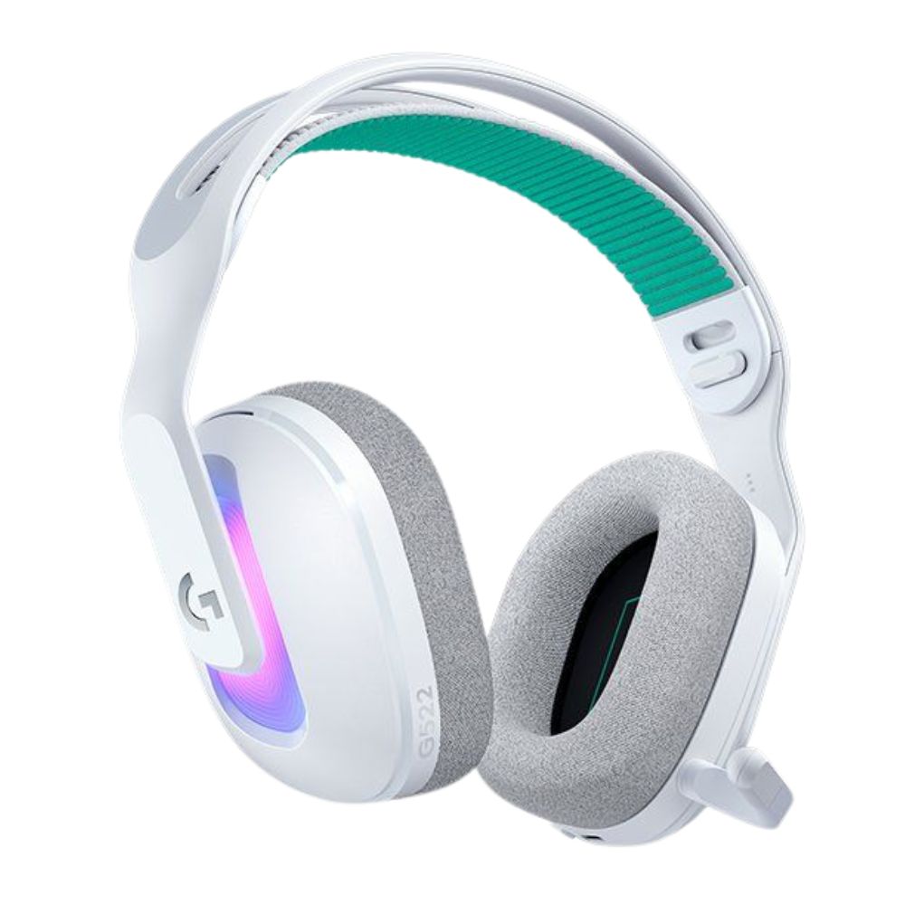 AUDIFONO GAMER LOGITECH G522 90H LIGHTSPEED BLUETOOTH CABLE USB-C RGB COLOR BLANCO - 1
