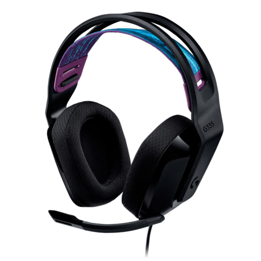 AUDIFONO LOGITECH G335 ALAMBRICO CON MICROFONO COLOR NEGRO - 1