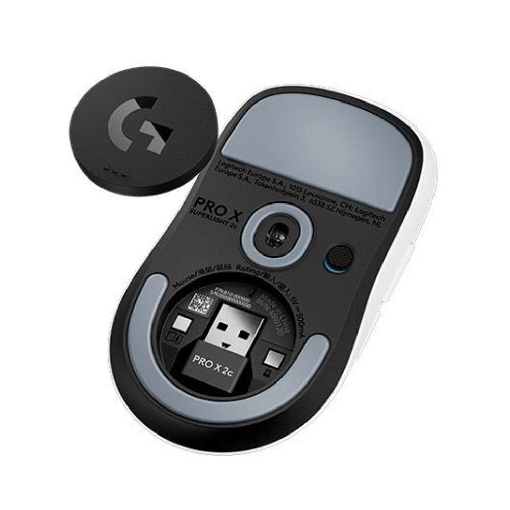 MOUSE GAMER LOGITECH G PRO X SUPERLIGHT 2C INALÁMBRICO COLOR BLANCO - 3