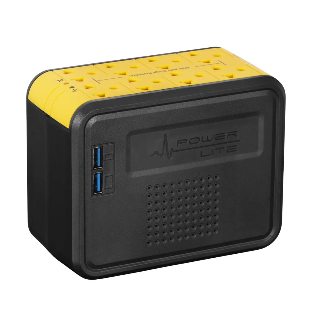 ESTABILIZADOR REGULADOR AUTOMÁTICO POWER LITE ALTAIR PLI1100 USB 1100VA/550W 8 SALIDAS - 1