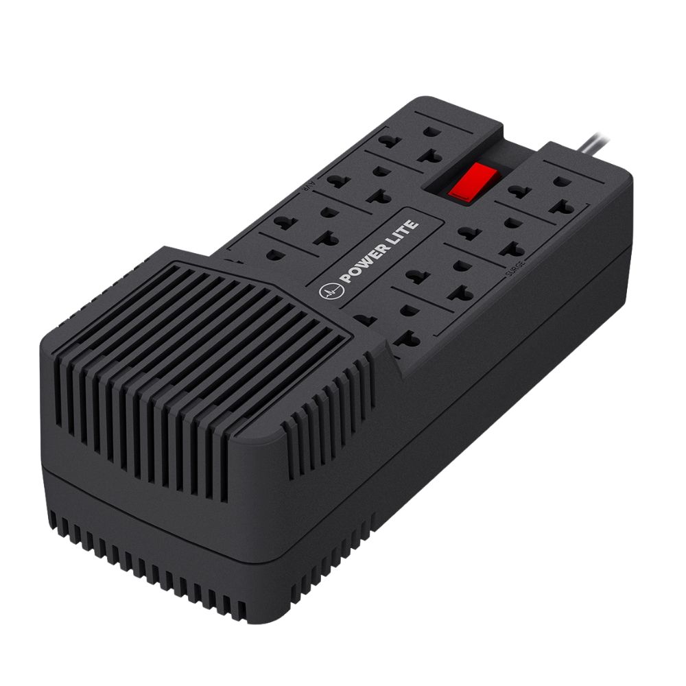 ESTABILIZADOR REGULADOR AUTOMATICO POWER LITE NOVA AVR PLI908 900VA/450W 8 SALIDAS - 3