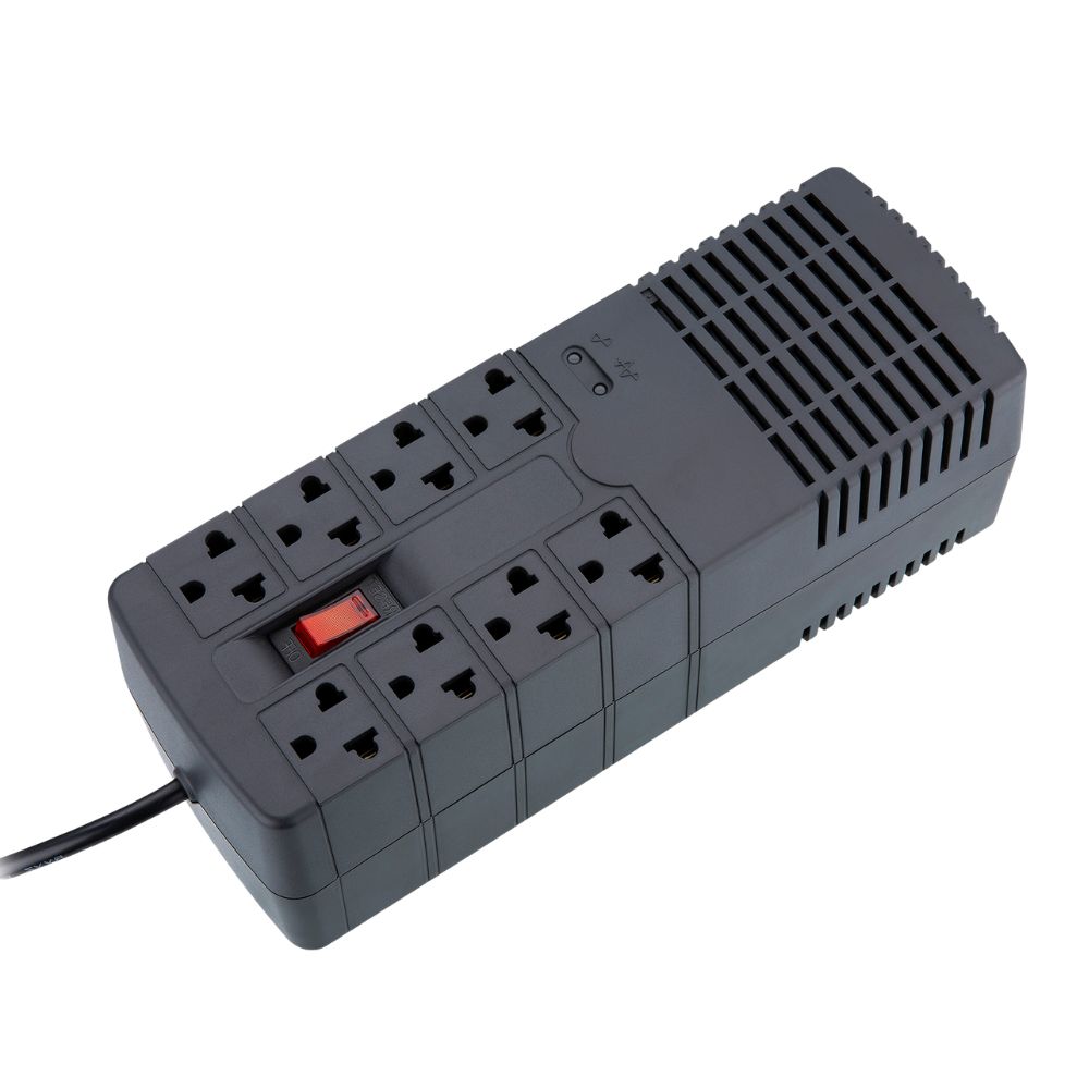 ESTABILIZADOR REGULADOR AUTOMATICO POWER LITE QUASAR AVR PLI1300 1300VA/650W 8 SALIDAS - 1