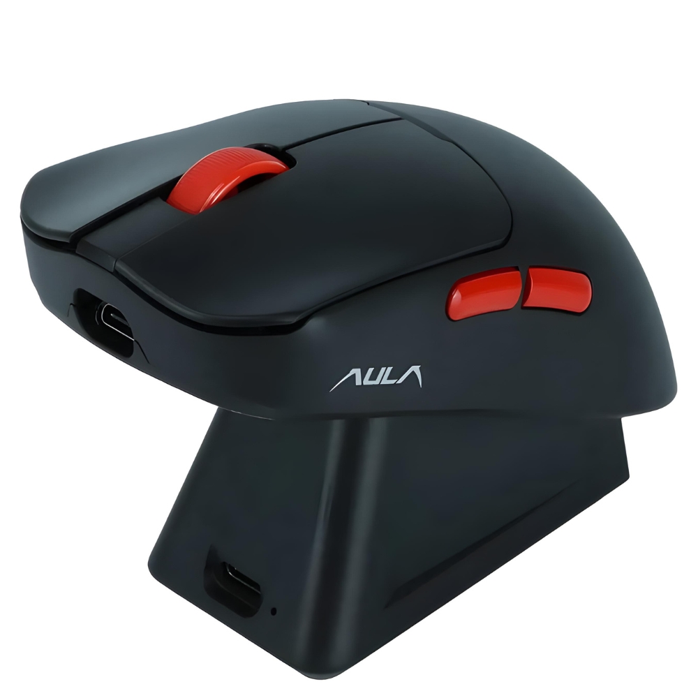 MOUSE GAMER AULA SC380 PRO INALAMBRICO BLUETOOTH 12000 DPI NEGRO - 3