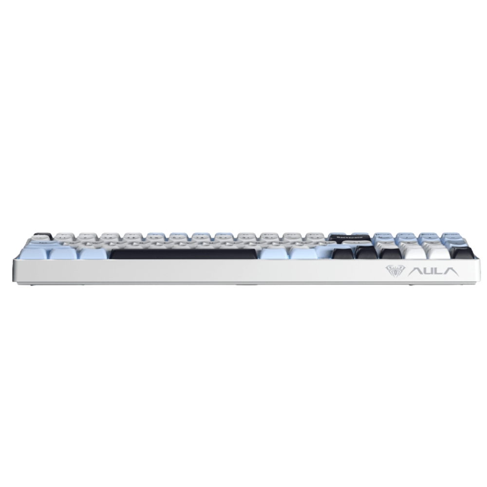 TECLADO MECANICO AULA S100 PRO RGB INALAMBRICO BT SWITCH BROWN INGLÉS LIGHT BLUE WHITE BLACK PURPLE - 3