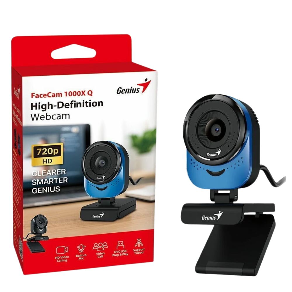CAMARA GENIUS FACECAM 1000X HD 720P USB AZUL - 3
