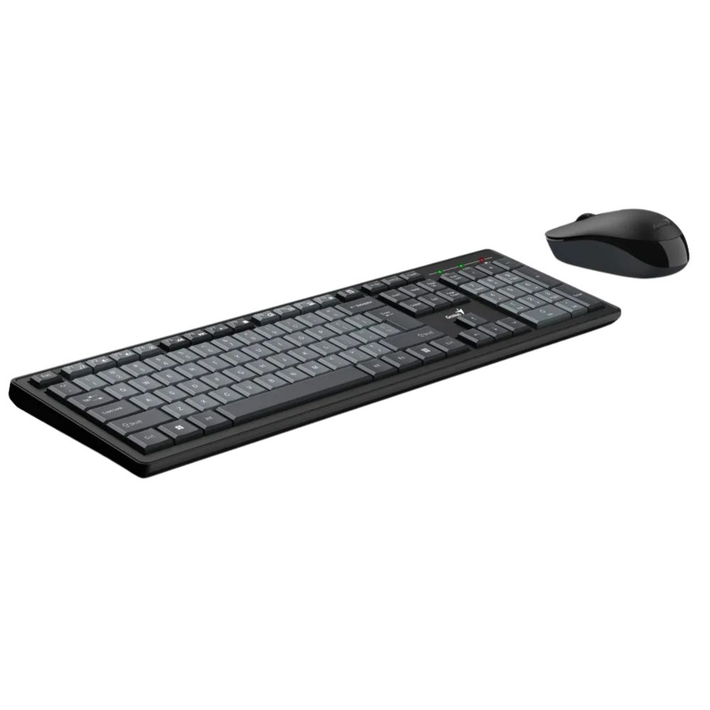 KIT TECLADO Y MOUSE GENIUS SMART KM-8200 AI COPILOT INALAMBRICO GRIS - 3