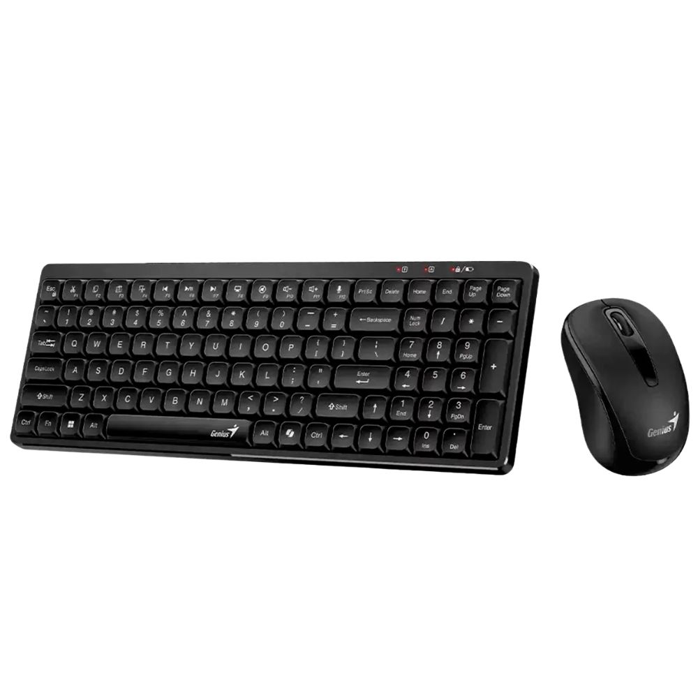 KIT TECLADO Y MOUSE GENIUS LUXEMATE Q8100 CONEXION USB NEGRO - 2