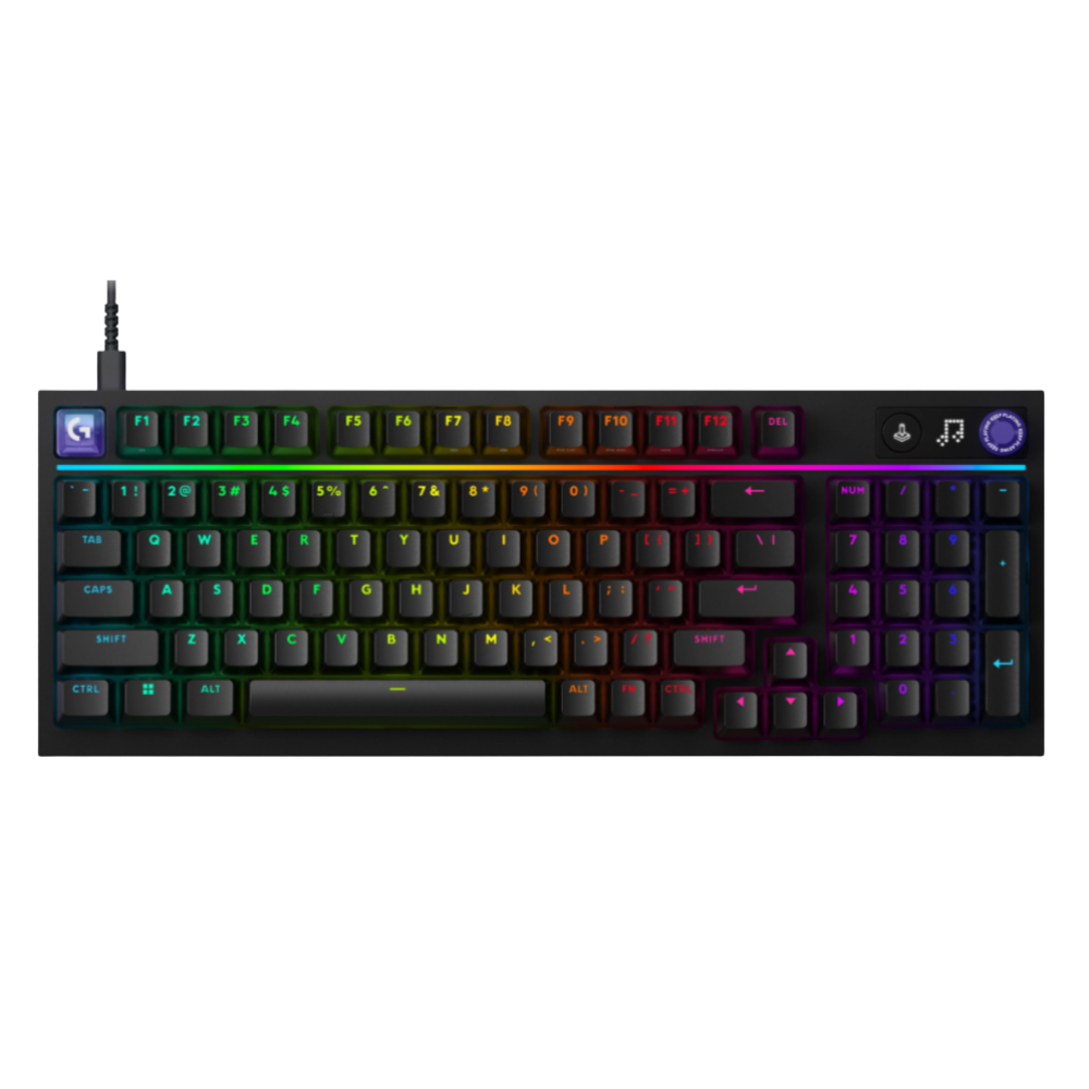 TECLADO GAMER MECÁNICO LOGITECH G316 X 98 8K LIGHTSYNC RGB NEGRO - 1