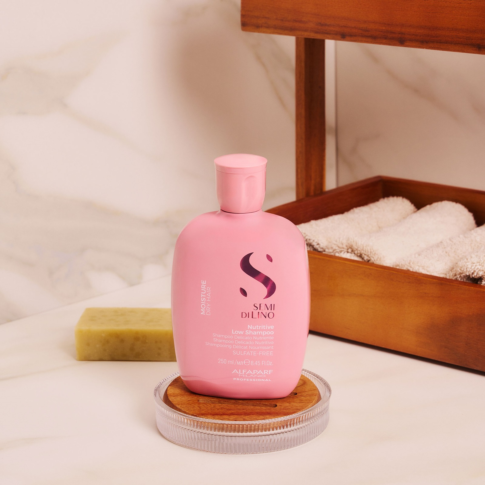 SHAMPOO ALFAPARF MILANO EMPHASEASDLN017 250ML NUTRITIVO + MASCARILLA + AMPOLLAS MOISTURE - 4
