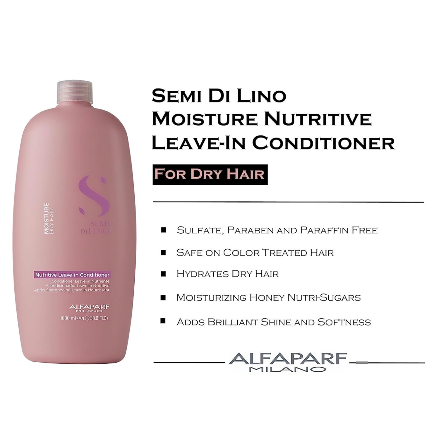 SHAMPOO ALFAPARF MILANO EMPHASEASDLN029 NUTRITIVO 1000ML + ACONDICIONADOR + SPRAY MOISTURE - 7