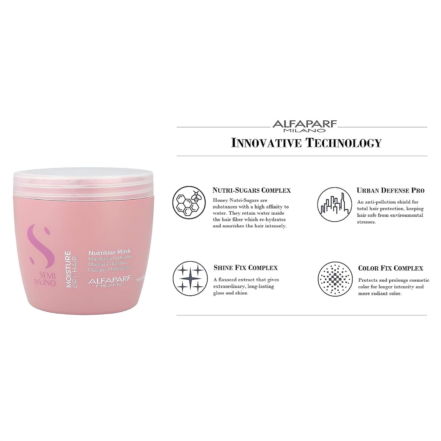 TRATAMIENTO CAPILAR ALFAPARF MILANO EMPHASEASDLN038 1000ML NUTRITIVO SIN SAL MOISTURE - 7