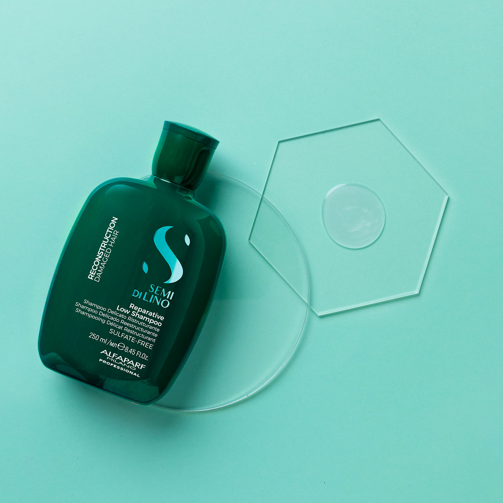 SHAMPOO ALFAPARF MILANO EMPHASEASDLR011 250ML REPARADOR SIN SAL + AMPOLLAS SOS RECONSTRUCTION - 4