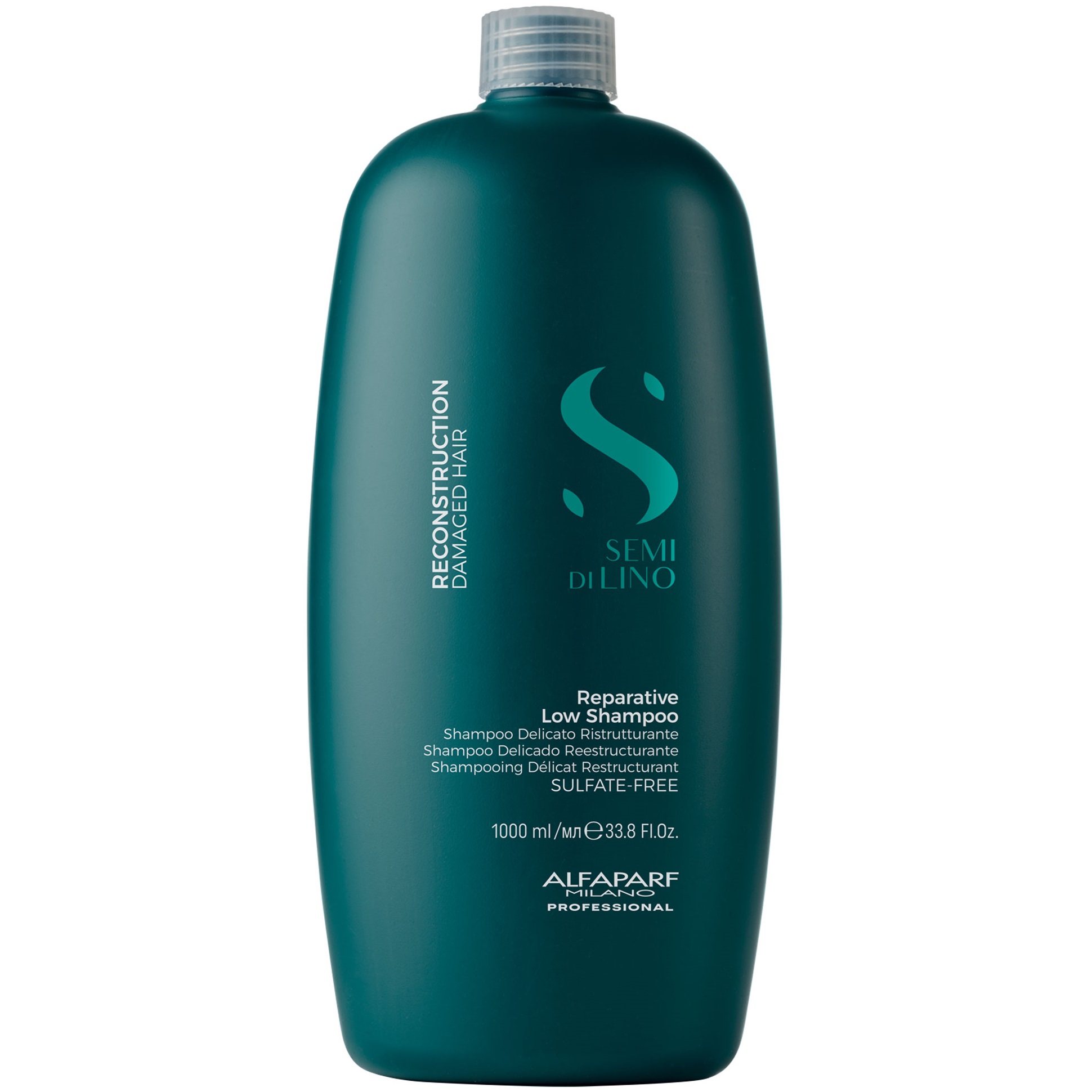 SHAMPOO ALFAPARF MILANO EMPHASEASDLR022 1000ML REPARADOR + AMPOLLAS LOTION RECONSTRUCTION - 2