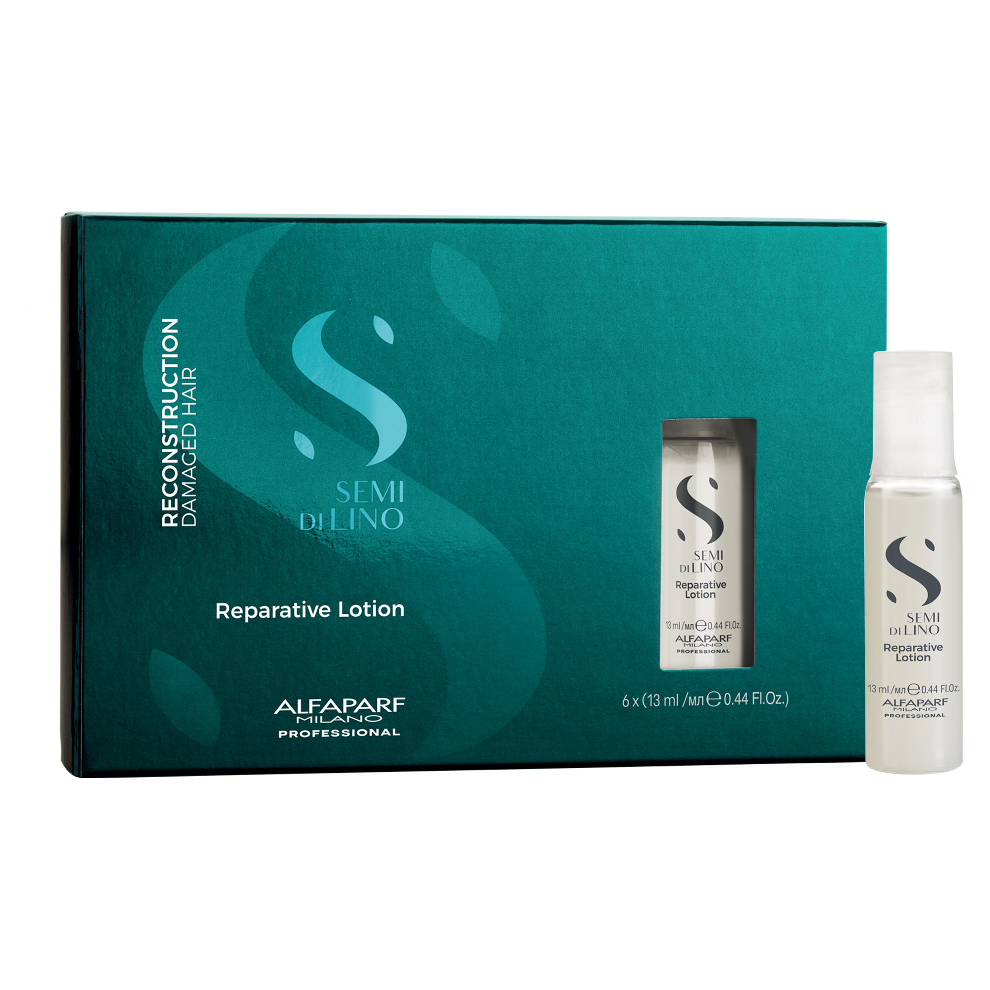 SHAMPOO ALFAPARF MILANO EMPHASEASDLR022 1000ML REPARADOR + AMPOLLAS LOTION RECONSTRUCTION - 4