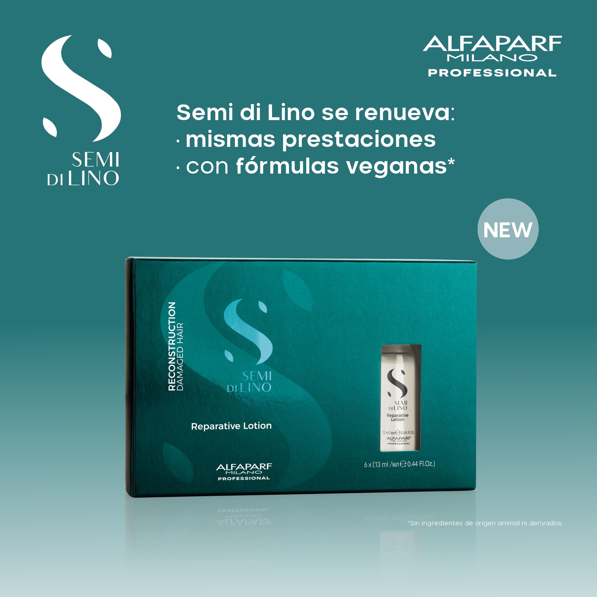SHAMPOO ALFAPARF MILANO EMPHASEASDLR022 1000ML REPARADOR + AMPOLLAS LOTION RECONSTRUCTION - 5