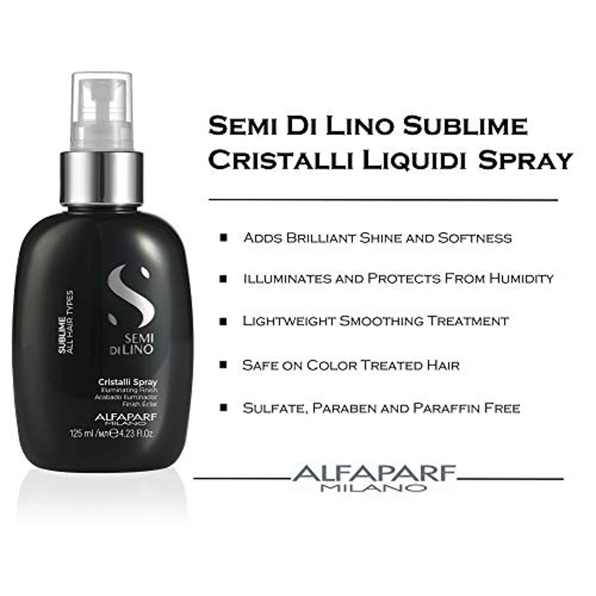SPRAY ALFAPARF MILANO EMPHASEASDLSB02 125ML ILUMINADOR INSTANTÁNEO CRISTALLI SUBLIME - 2