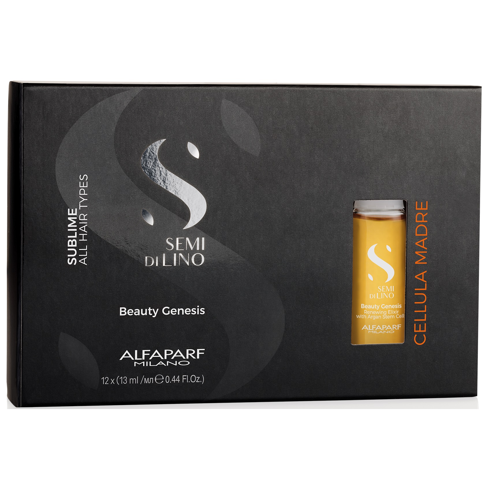TRATAMIENTO ALFAPARF MILANO EMPHASEASDLSB08 CELLULA MADRE ELIXIR BEAUTY GÉNESIS AMPOLLA CAPILAR SUBLIME - 2