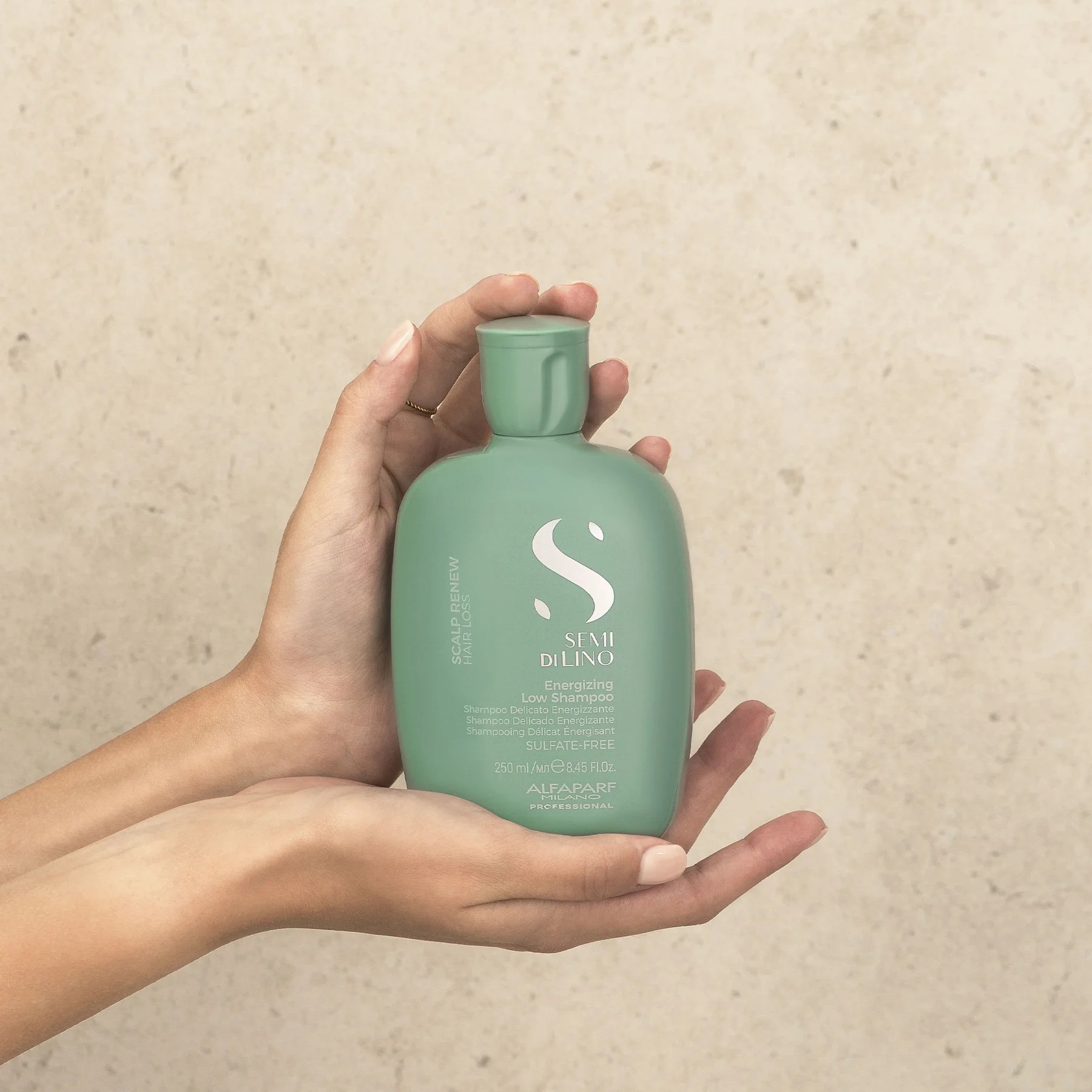 SHAMPOO ANTICAÍDA ALFAPARF MILANO EMPHASEASDLSC05 250ML + AMPOLLAS SCALP RENEW HAIR LOSS - 3