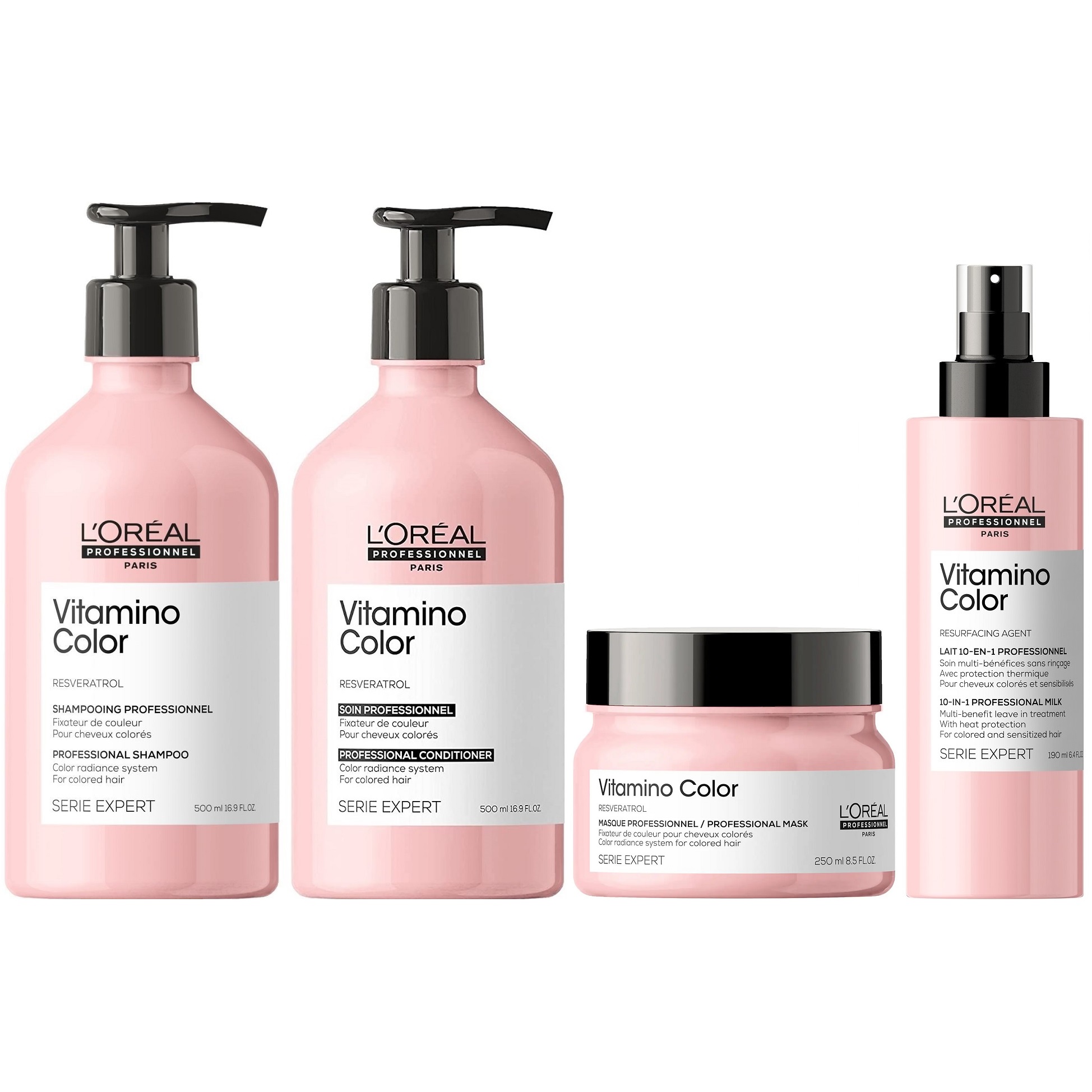 TRATAMIENTO CAPILAR LOREAL PROFESSIONNEL EMPHASELOVC020 500ML CABELLO TEÑIDO LOREAL VITAMINO COLOR - 1