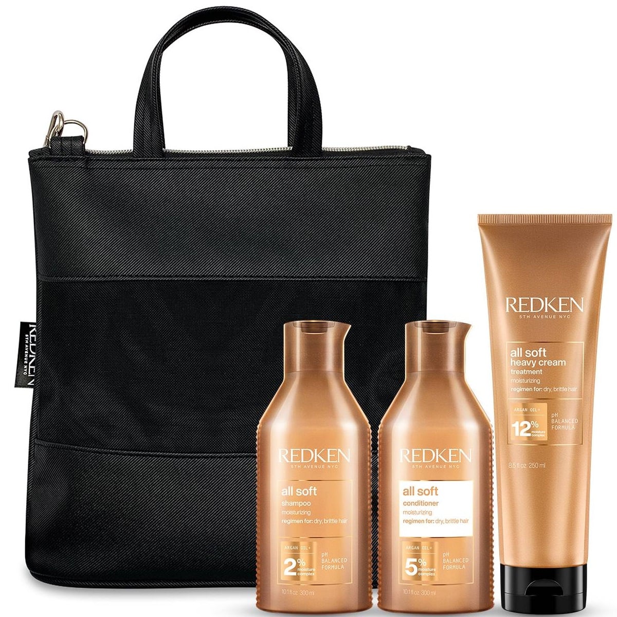 SHAMPOO REDKEN EMPHASERDKAS008 300ML HIDRATANTE + ACONDICIONADOR + MASCARILLA ALL SOFT - 1