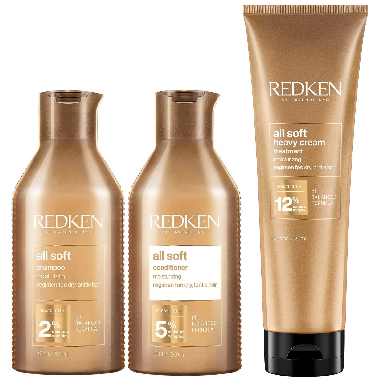 SHAMPOO REDKEN EMPHASERDKAS008 300ML HIDRATANTE + ACONDICIONADOR + MASCARILLA ALL SOFT - 2