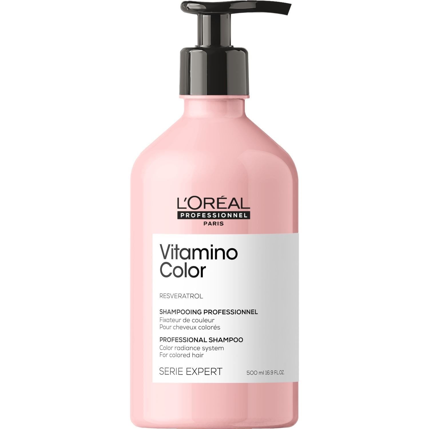 SHAMPOO LOREAL PROFESSIONNEL EMPHASELOVC017 500ML + ACONDICIONADOR + MASCARILLA LOREAL VITAMINO COLOR - 2