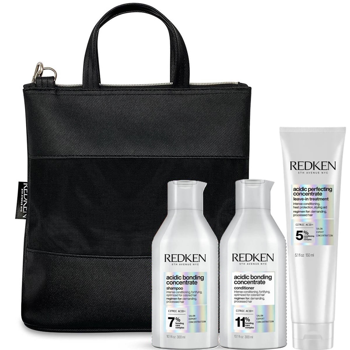 SHAMPOO REDKEN EMPHASERDKAB006 + ACONDICIONADOR + CREMA ACIDIC BONDING CONCENTRATE - 1