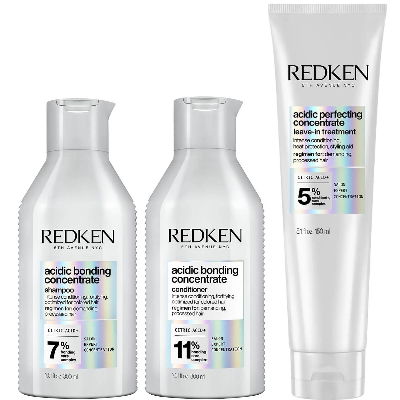 SHAMPOO REDKEN EMPHASERDKAB006 + ACONDICIONADOR + CREMA ACIDIC BONDING CONCENTRATE - 2