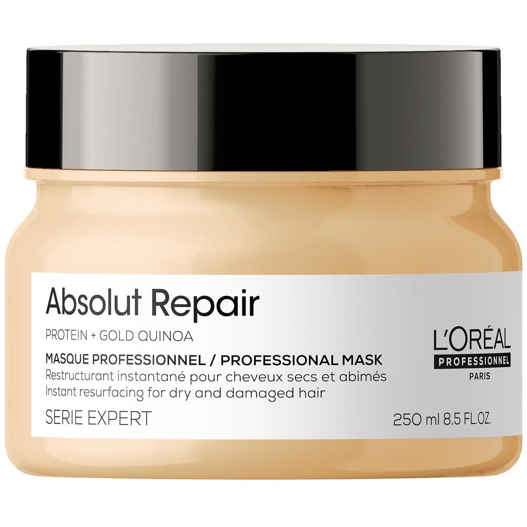 SHAMPOO LOREAL PROFESSIONNEL EMPHASELOARL022 500ML +CONDITIONER +MASCARILLA +SÉRUM LOREAL ABSOLUT REPAIR - 4