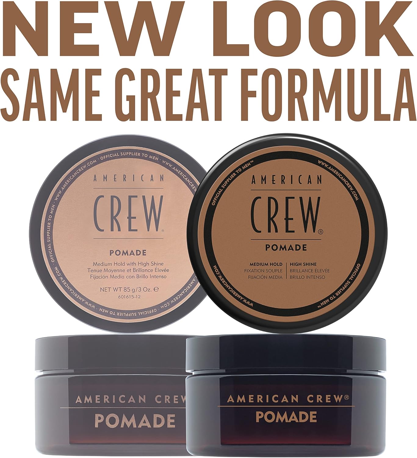 CERA AMERICAN CREW DÚO POMADE POMADA FIJACIÓN MEDIA Y BRILLO ALTO MEN - 4
