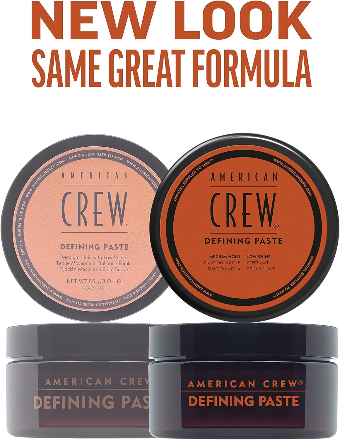 CERA AMERICAN CREW DÚO FIJACIÓN MEDIA ACABADO MATE DEFINING PASTE MEN - 4