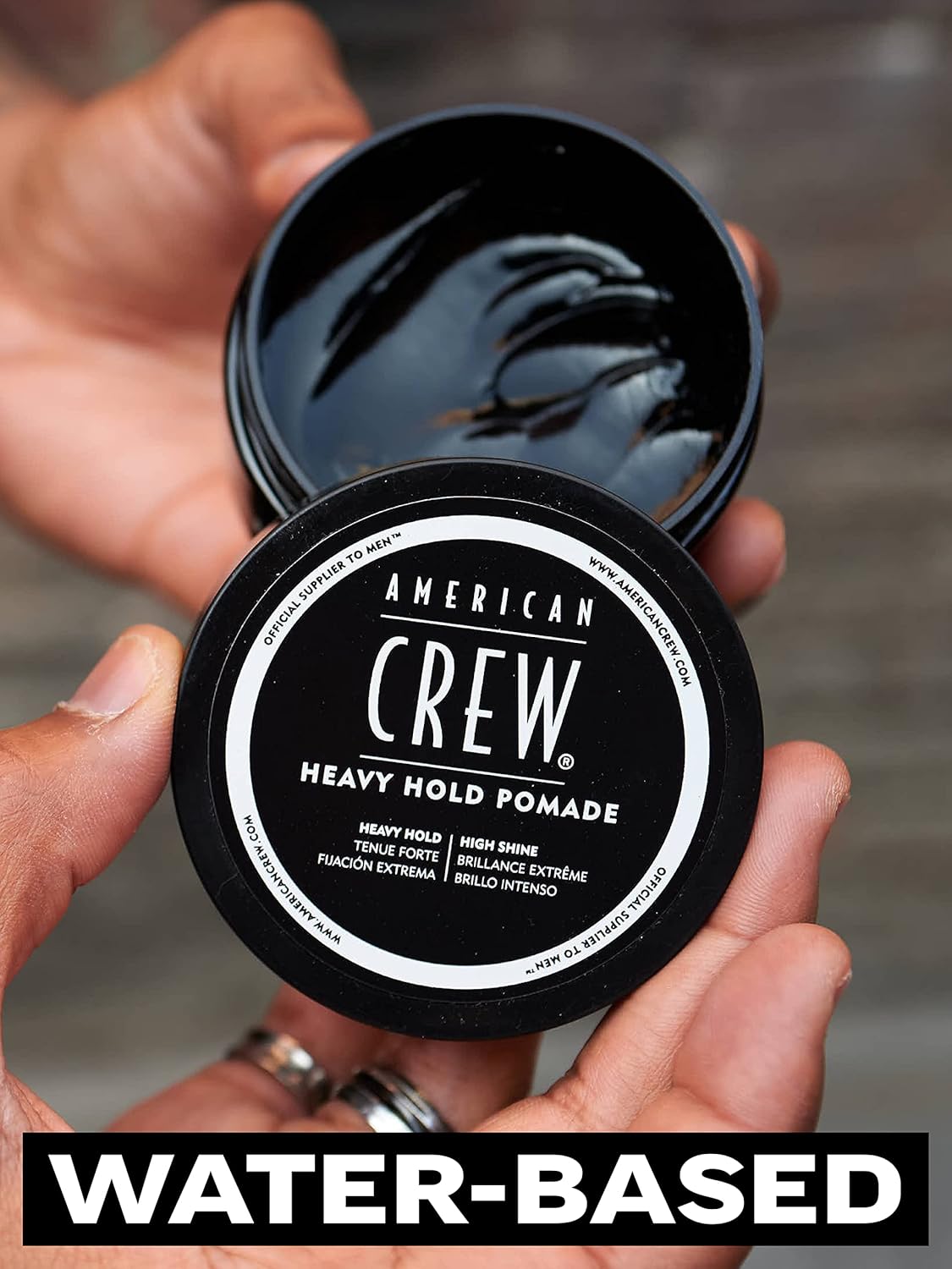 CERA AMERICAN CREW DÚO HEAVY HOLD POMADE FIJACIÓN EXTREMA BRILLO INTENSO - 3
