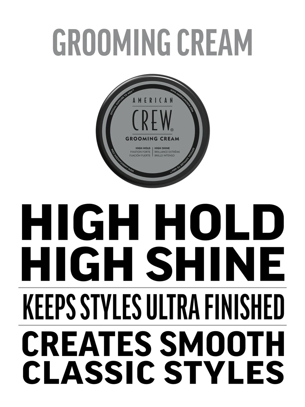 CERA AMERICAN CREW DÚO GROOMING CREAM FIJACIÓN ALTA Y BRILLO ALTO MEN - 5