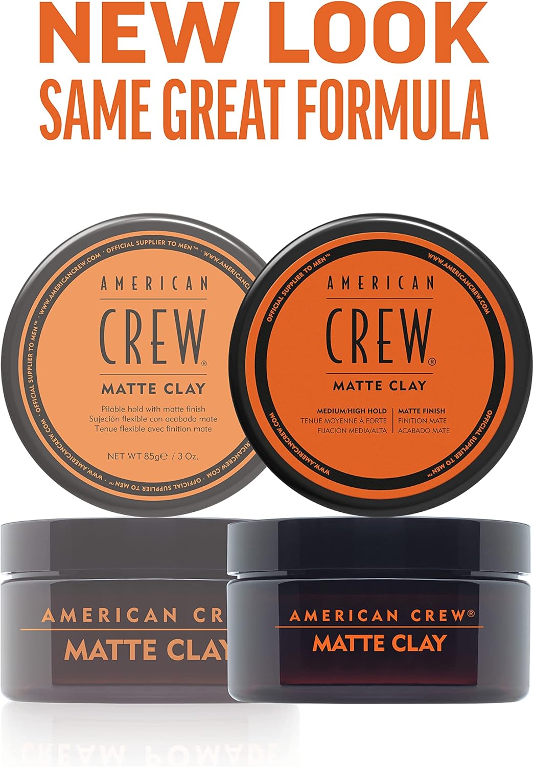 CERA AMERICAN CREW DÚO MATTE CLAY ARCILLA MATE FIJACIÓN MEDIA ALTA MEN - 4