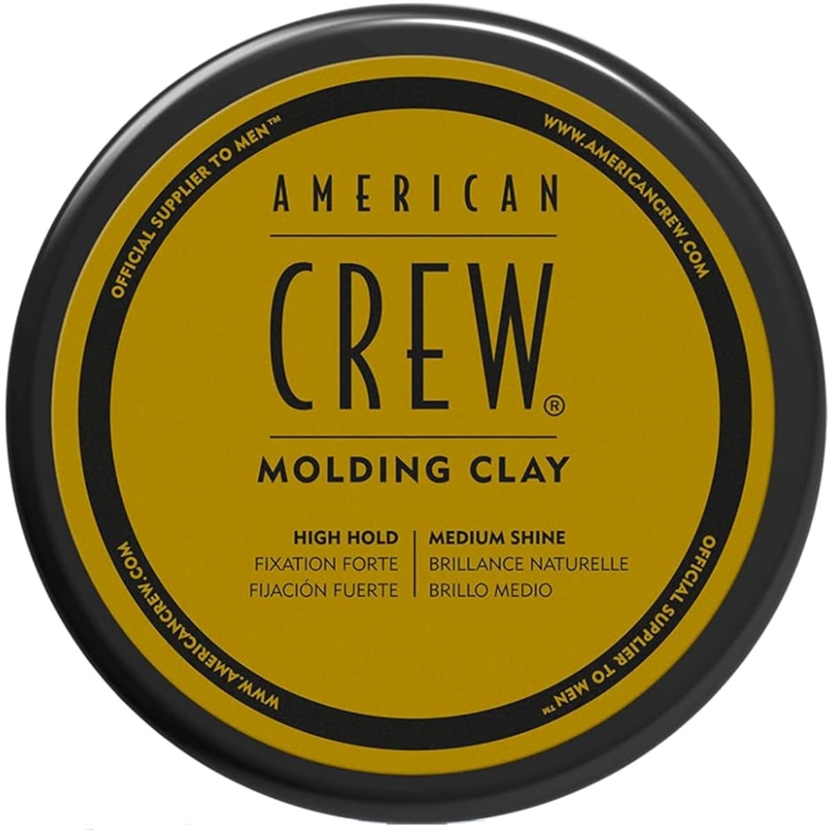 CERA AMERICAN CREW DÚO MOLDING CLAY FIJACIÓN FUERTE Y BRILLO MEDIO MEN - 2