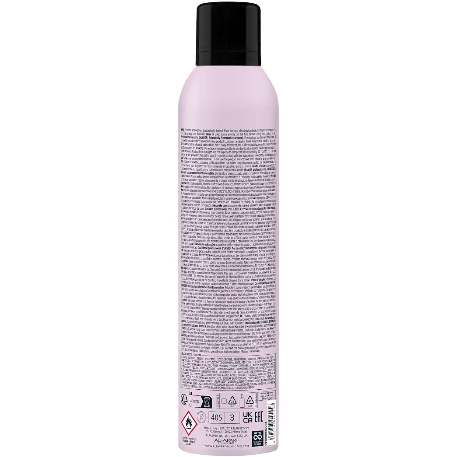 SPRAY PROTECTOR TÉRMICO ALFAPARF MILANO STYLE Y CARE THERMAL PROTECTOR - 6