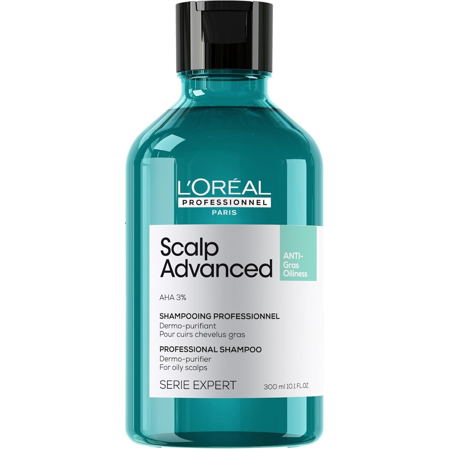 SHAMPOO ANTIGRASA PARA CABELLO GRASO LOREAL SCALP ADVANCED 300ML - 1