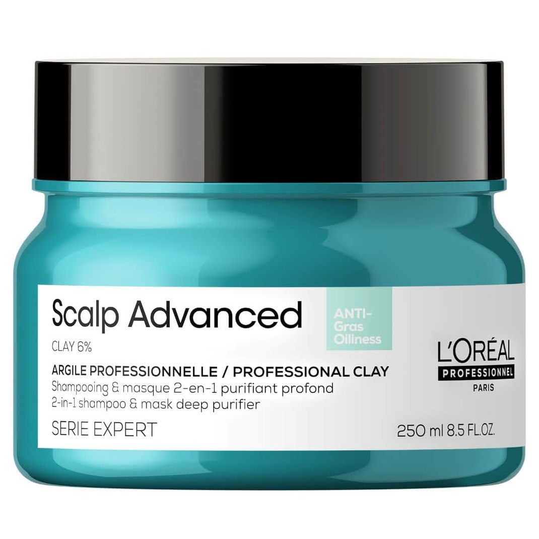 MASCARILLA ANTIGRASA PARA CABELLO GRASO LOREAL SCALP ADVANCED - 1