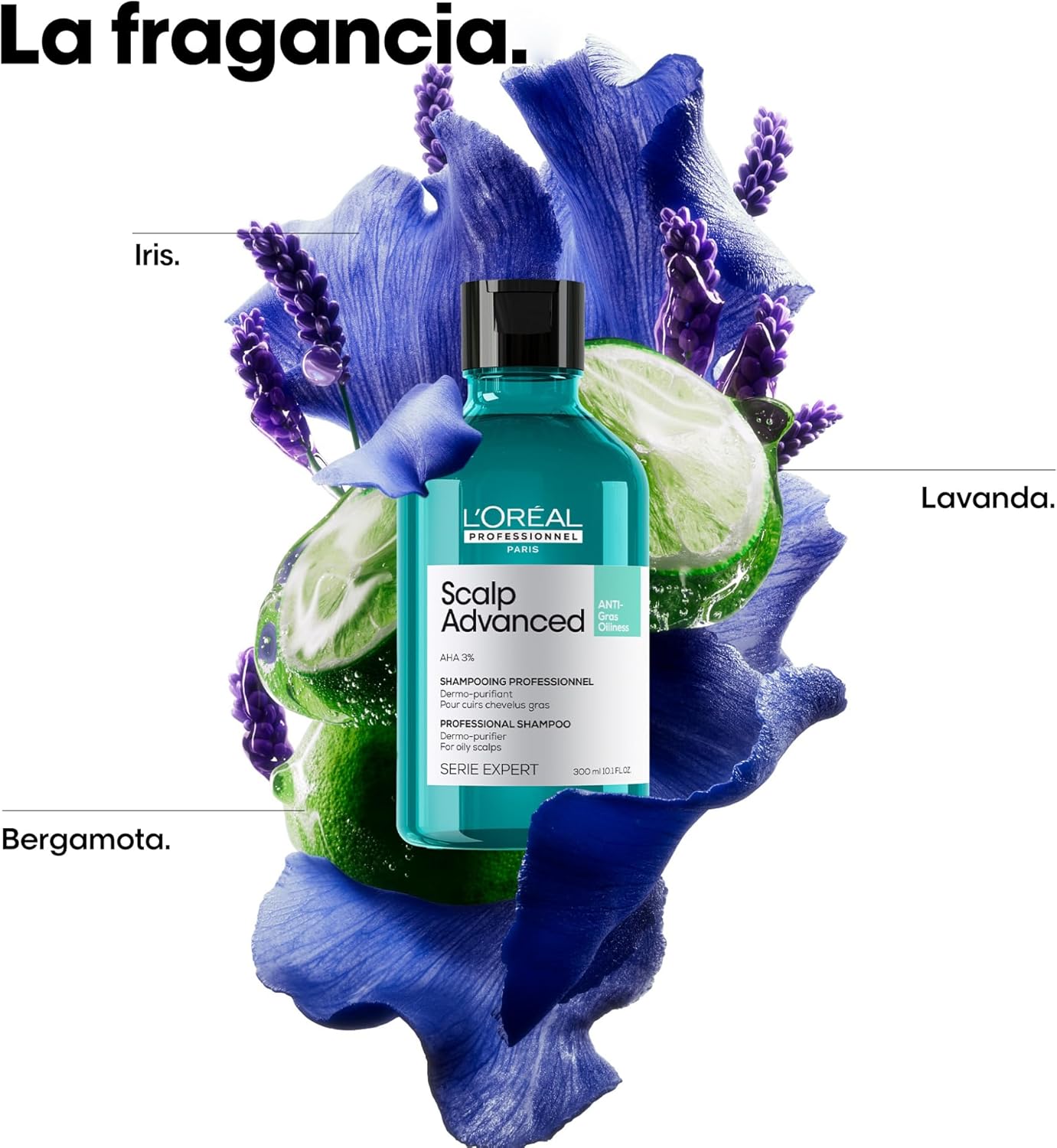 SHAMPOO ANTIGRASA 300ML + ACONDICIONADOR LOREAL SCALP ADVANCED - 4