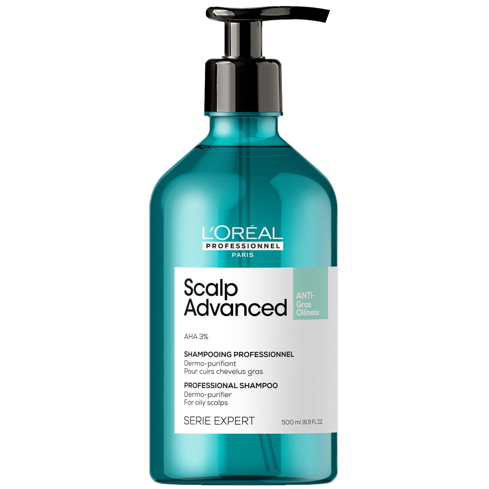 SHAMPOO ANTIGRASA 500ML + MASCARILLA LOREAL SCALP ADVANCED - 2