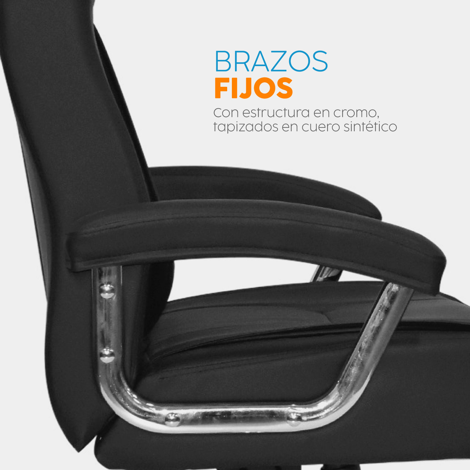 SILLA EJECUTIVA BOREAL NEGRO BONNO - 3