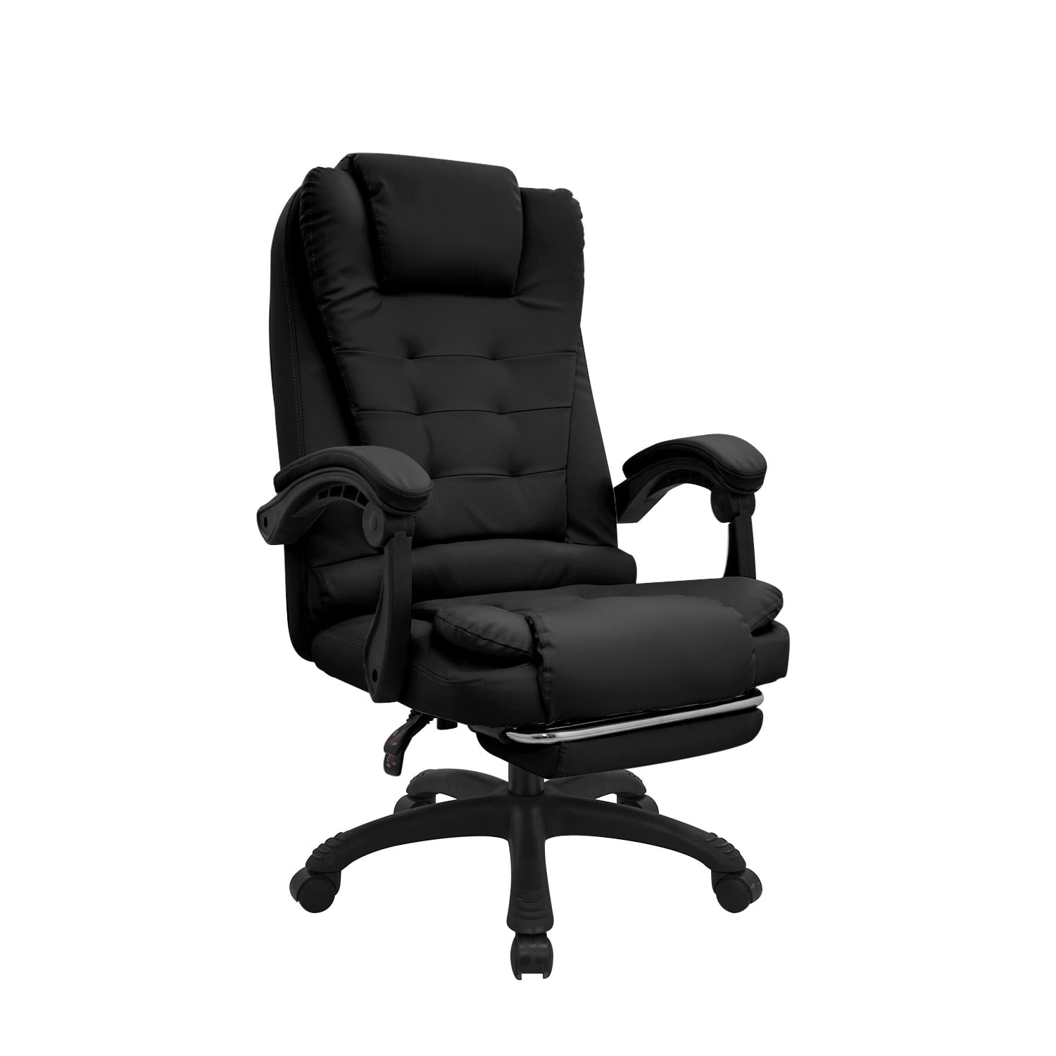 SILLA DE OFICINA RUHIG CON REPOSAPIÉS NEGRO BONNO - 1