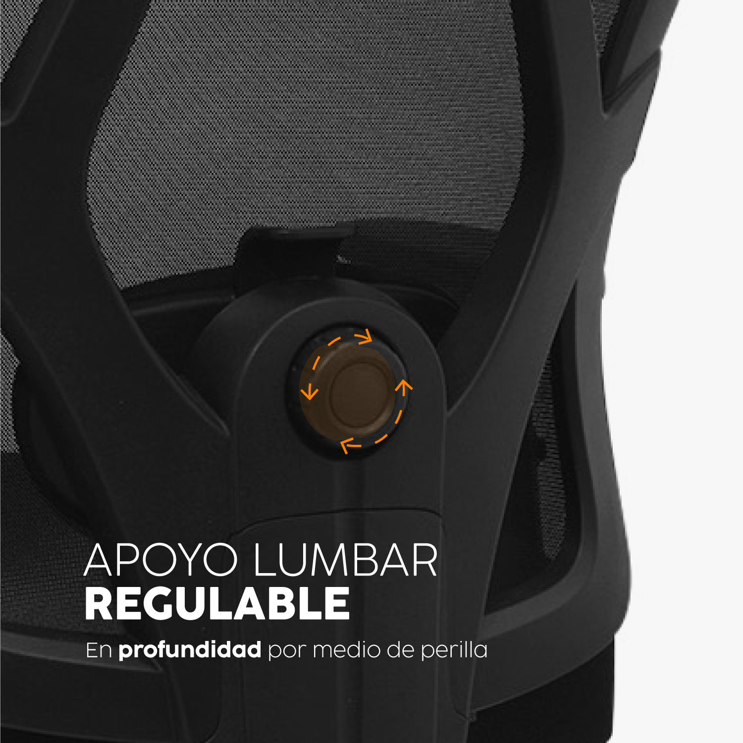 SILLA DE OFICINA GIRATORIA BENFOR NEGRO BONNO - 2