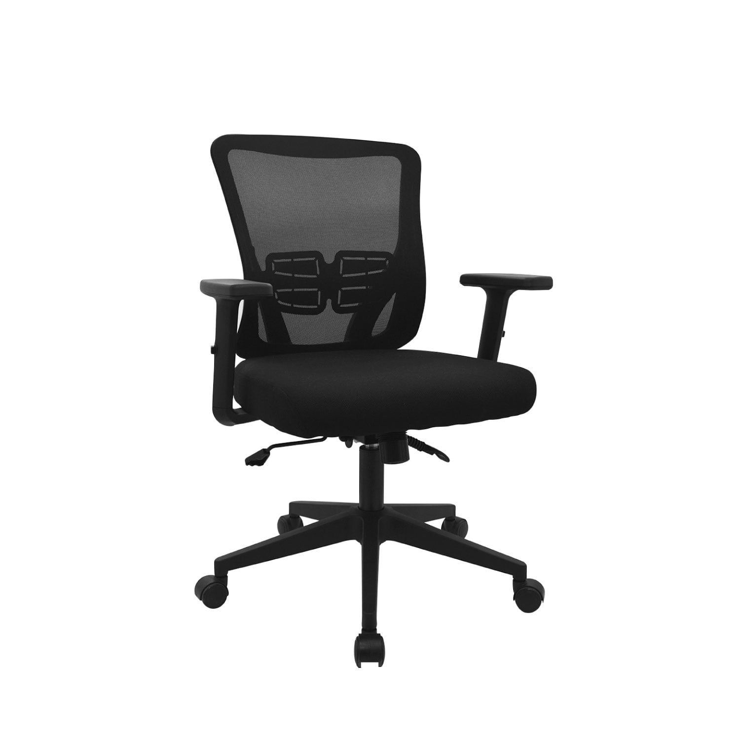 SILLA DE OFICINA GIRATORIA MILES NEGRO BONNO - 1