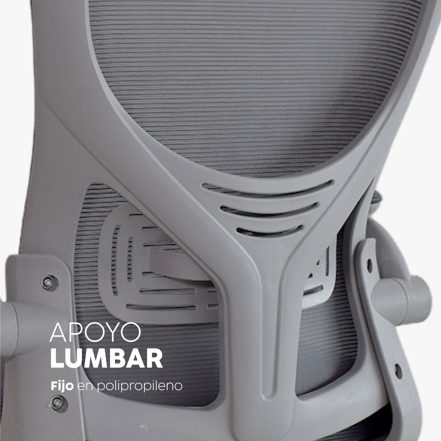 SILLA DE ESCRITORIO CON CABECERO ZAD CS GRIS BONNO - 4