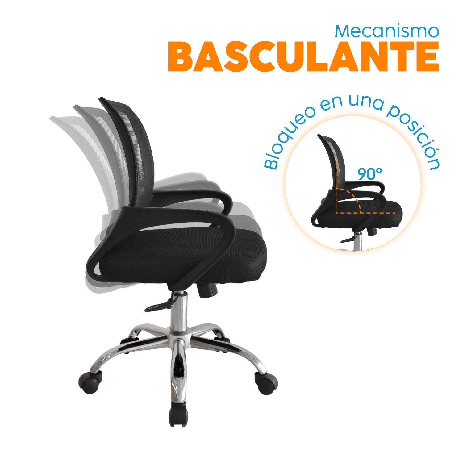 SILLA EJECUTIVA ATLANTIS CS NEGRO BONNO - 2